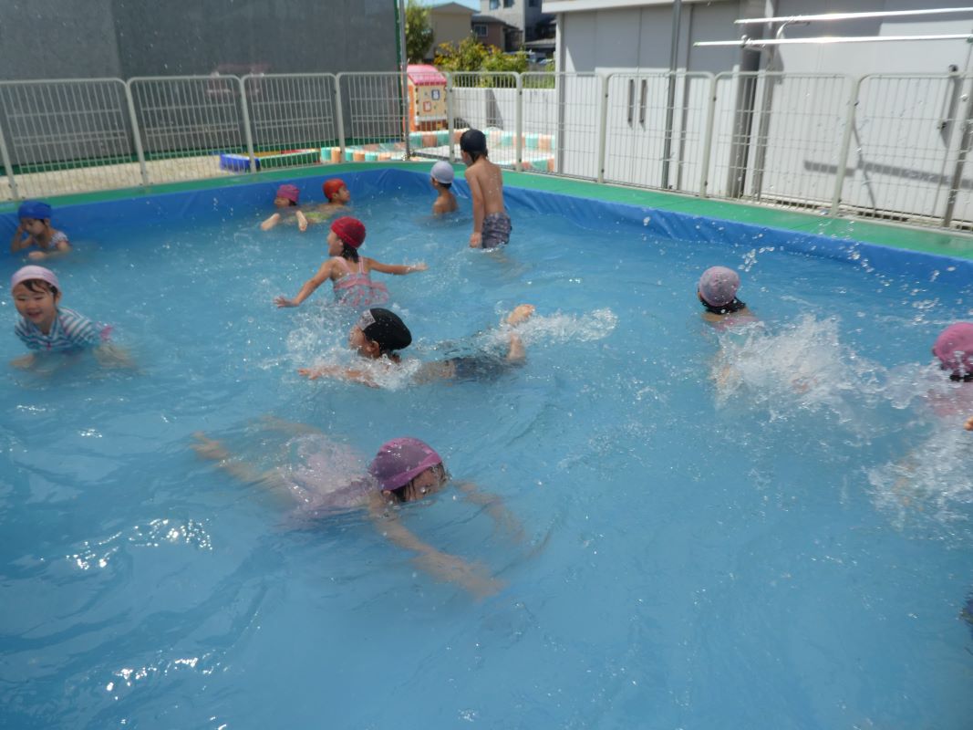 8月25日（金）今年最後のプール遊び