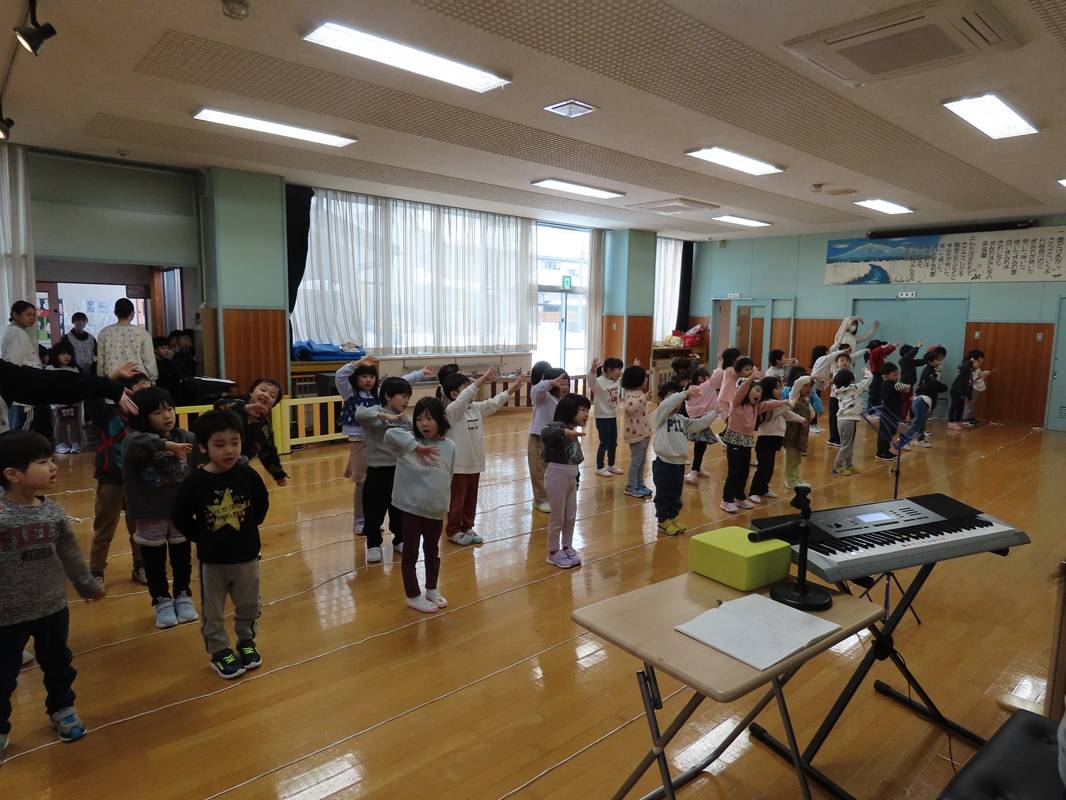 音楽発表会　歌のリハーサル