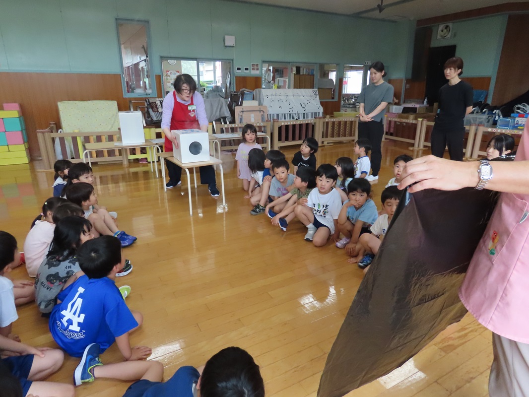 空気の流れが見えるかな？