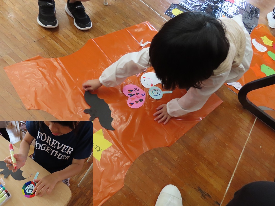 １０月１５日（火） 年長組 ハロウィンパーティに向けて