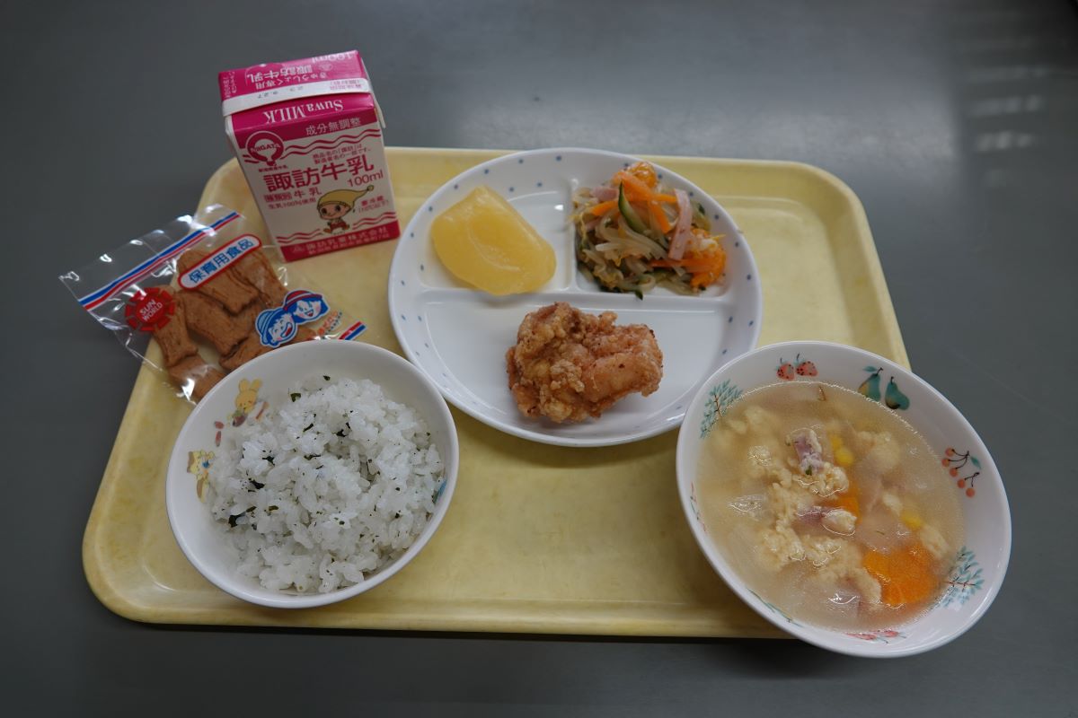 9月21日（木）お誕生会の給食