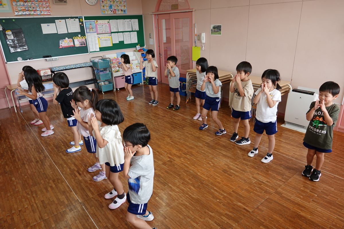9月20日（水）たけぐみのお遊戯会練習
