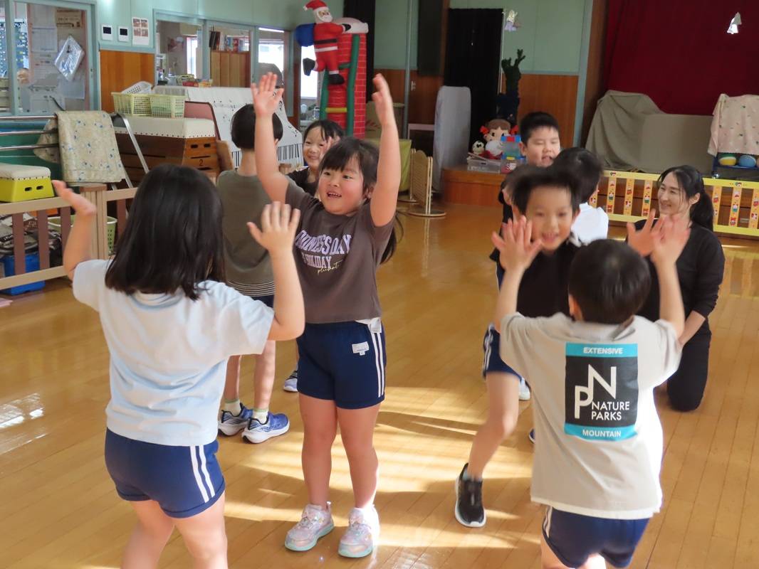 年長組　わくわくちゃれんじ「運動あそび」