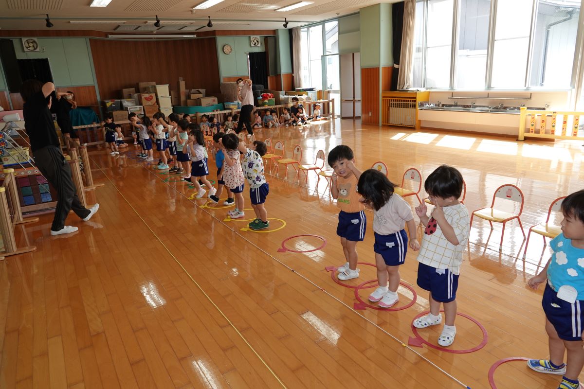 9月14日（木）ぼたんぐみのお遊戯会練習Ⅱ