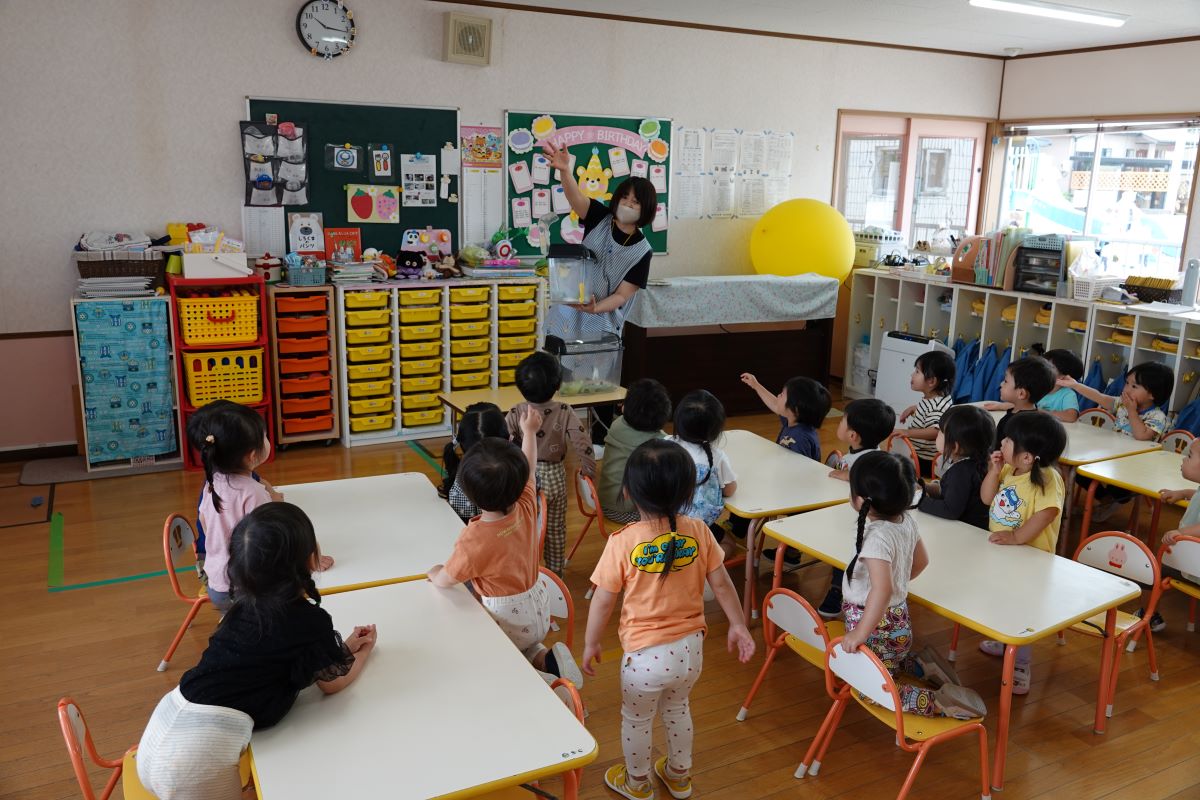 5月15日（水）ぼたんぐみのチョウ
