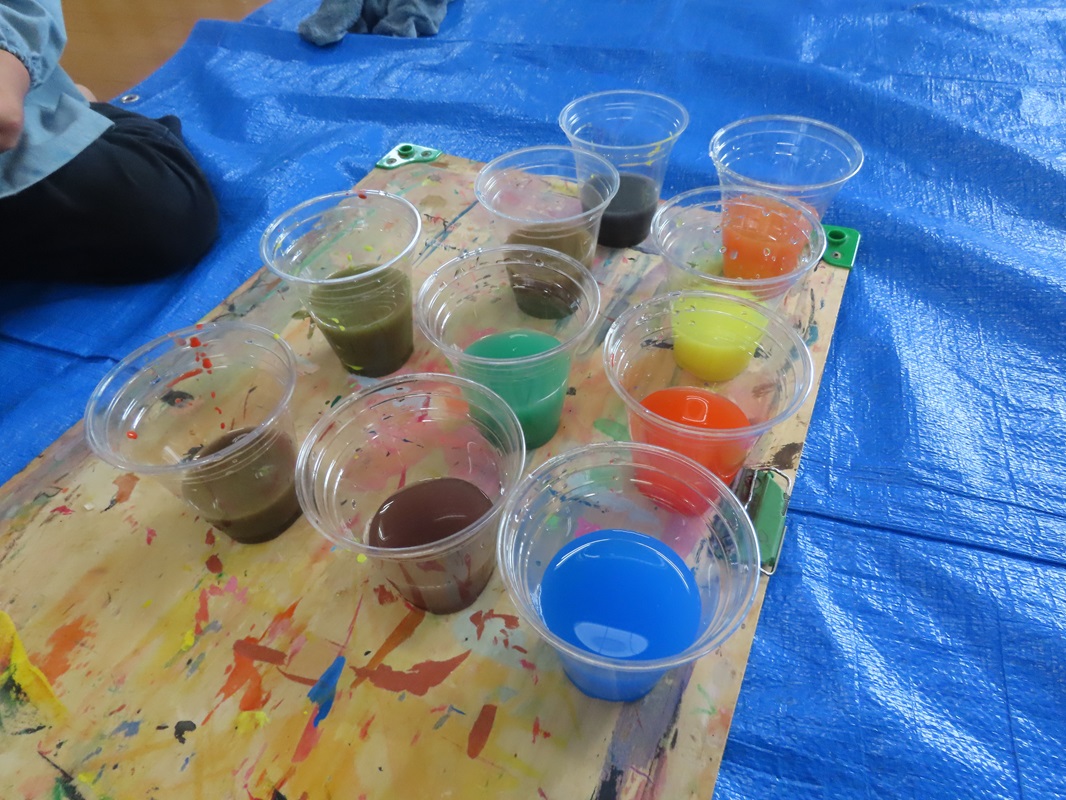 いろんな色ができました♬