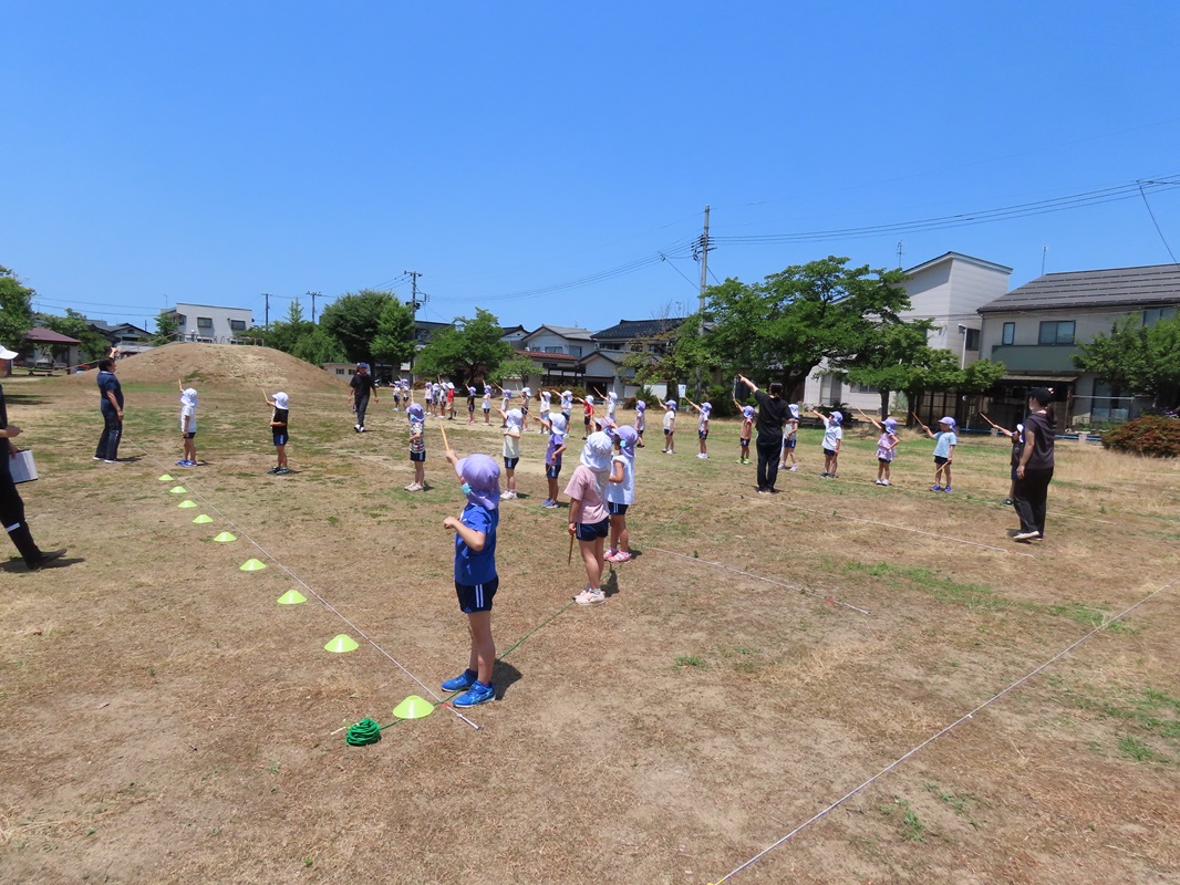 ６月２０日（木)年長組　鼓笛演奏発表練習