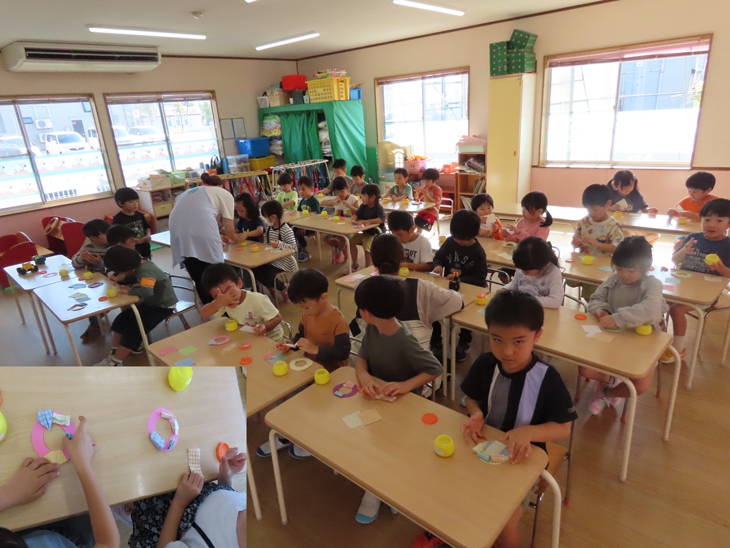 10月18日（金） きく組 玄関壁面製作