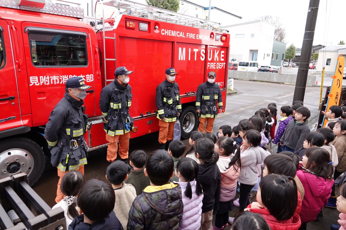 12月1日（金）消防署の「巡回防火広報」