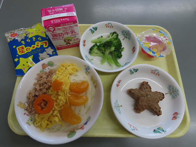 ７月５日（金） たなばた特別献立