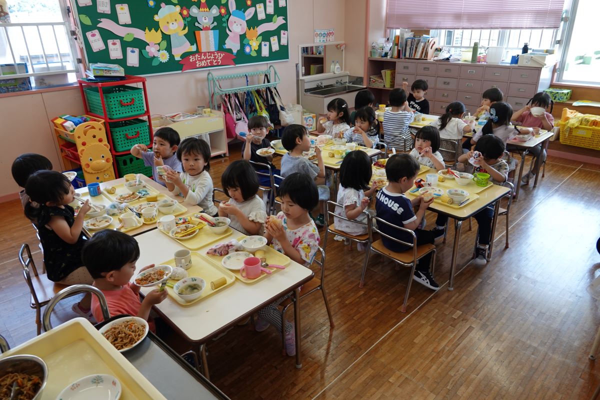5月16日（木）さくらぐみの給食風景
