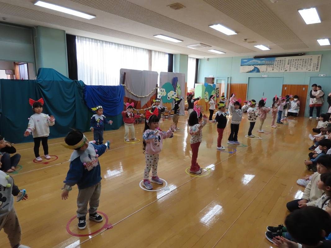 お遊戯会リハーサル2日目