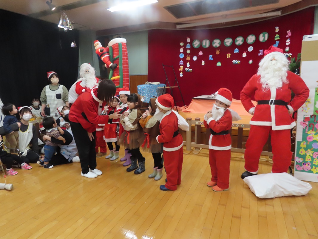 サンタ＆ちびっこサンタ・トナカイの質問コーナー