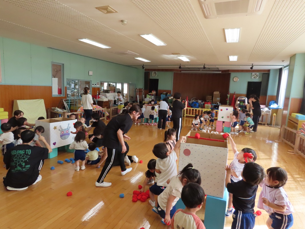 １０月３日（木） 未満児 運動会練習