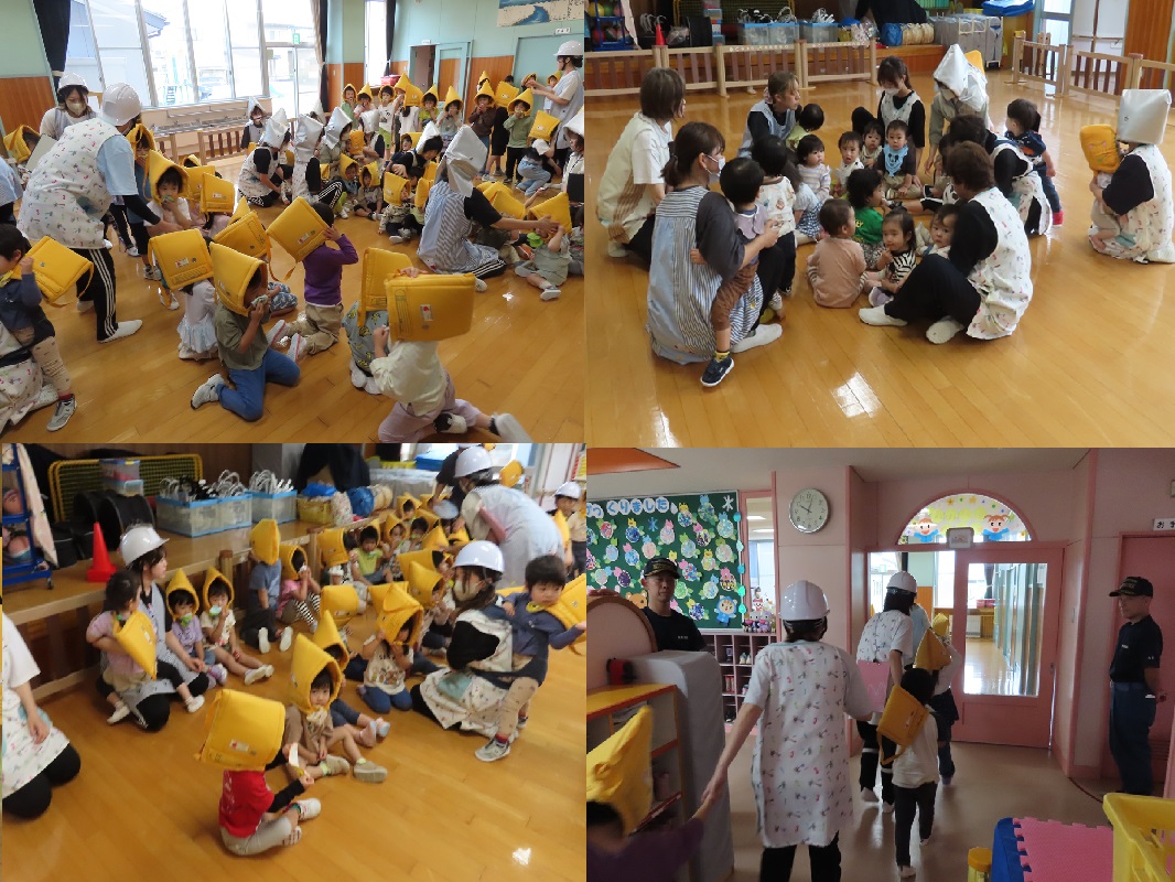 みんな上手に避難できました