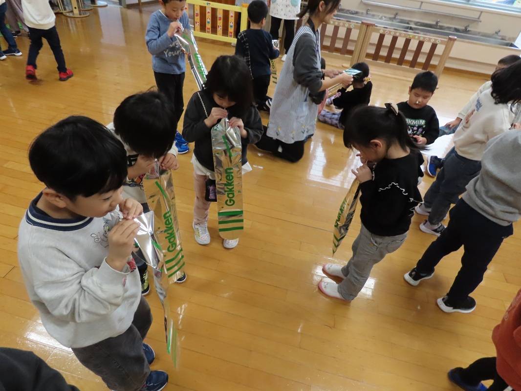 年長組　かがくタイム②