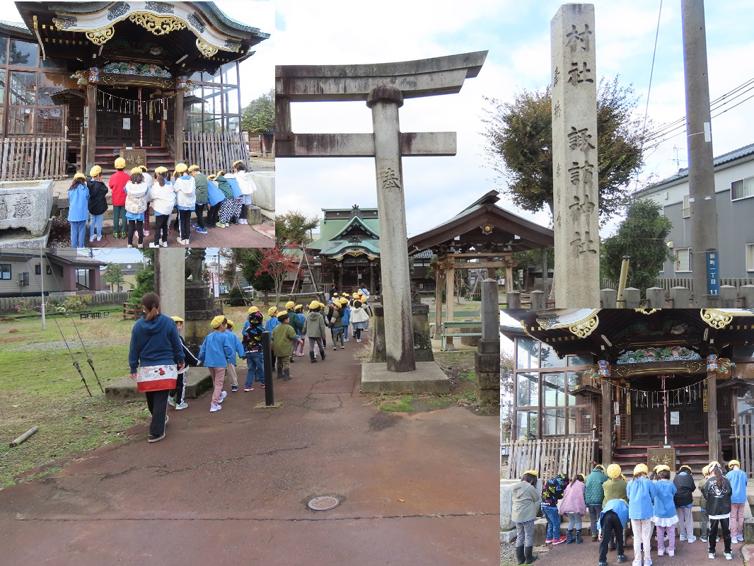 １１月１９日（火） 年長組 七五三お参り