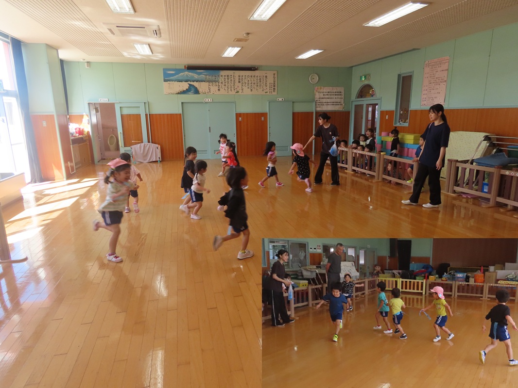 8月28日（木） さくら組 しっぽ取りゲーム