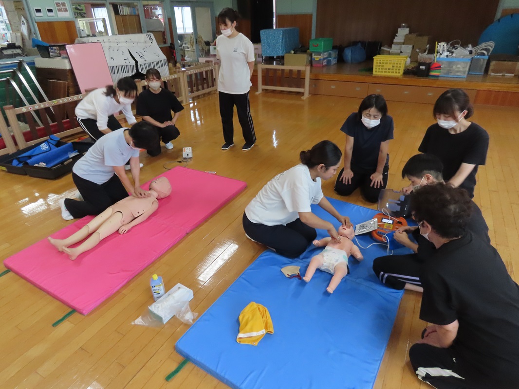 ７月８日（月） 職員の救命講習会
