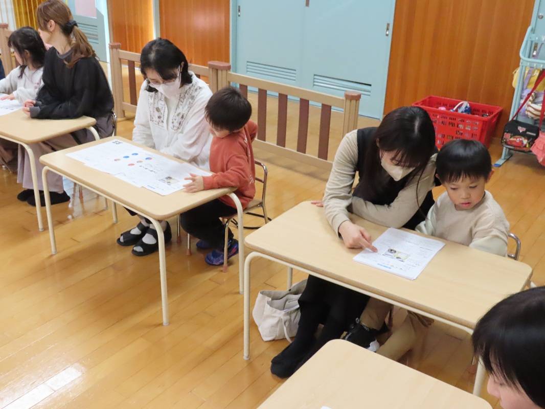 すみれ組 給食試食会