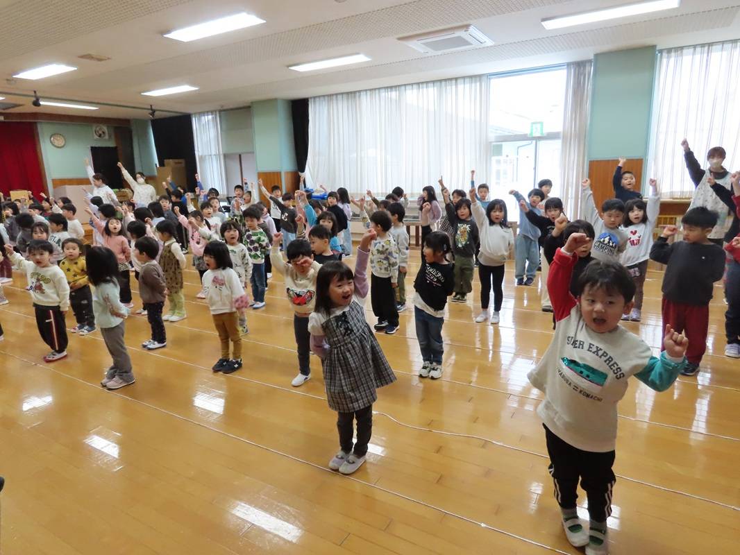 音楽発表会　歌のリハーサル