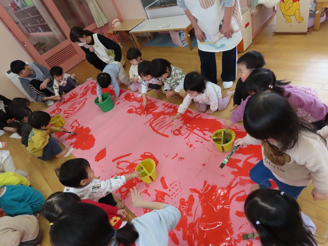 ３月１７日（月） ばら組 描画・表現あそび