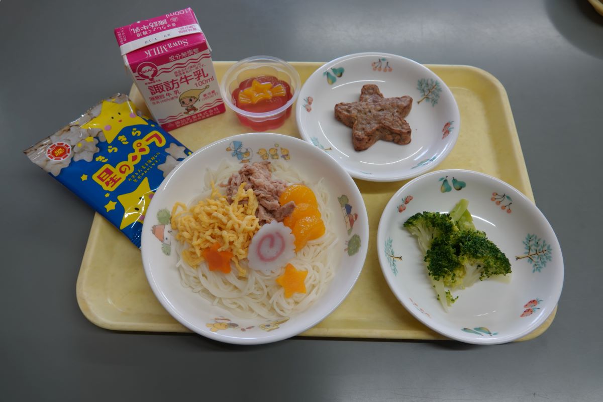 7月7日（金）七夕の給食