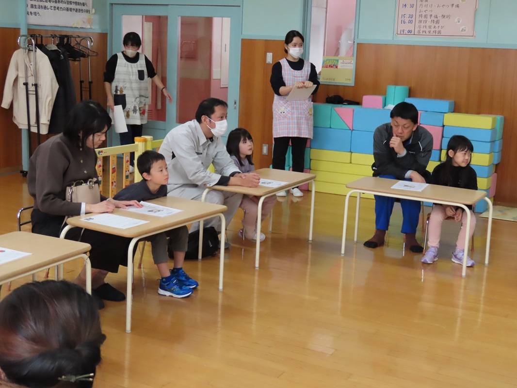 ゆり組　給食試食会