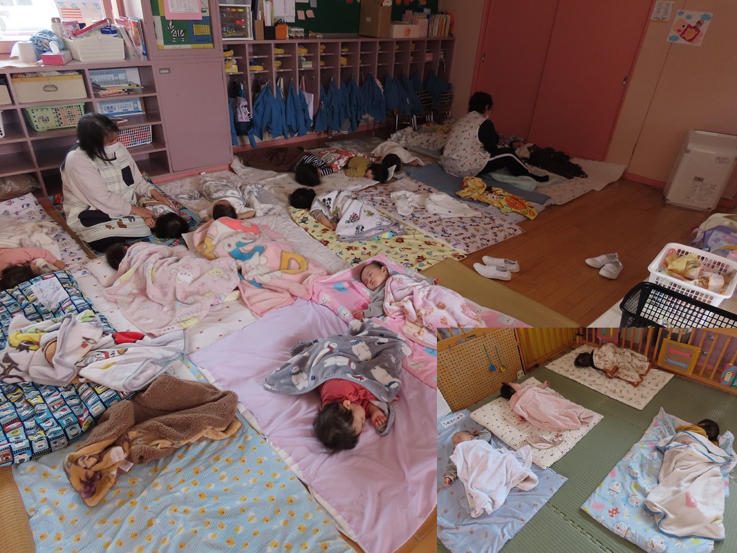 4月15日（火） ばら・つぼみ組 お昼寝