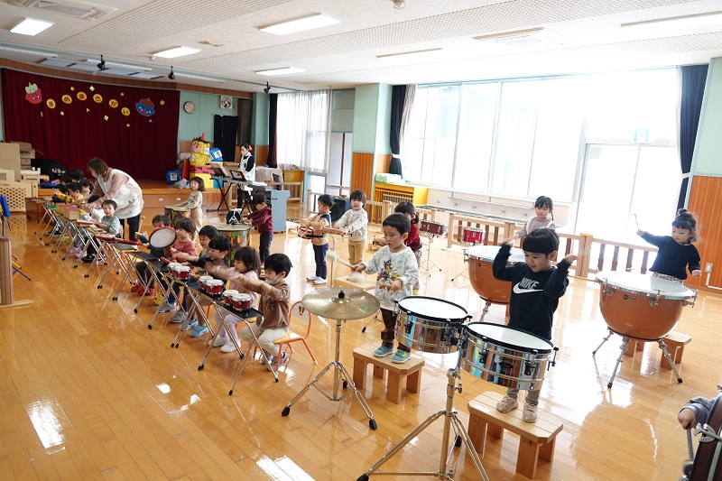 2月6日（月）ぼたんぐみの合奏練習