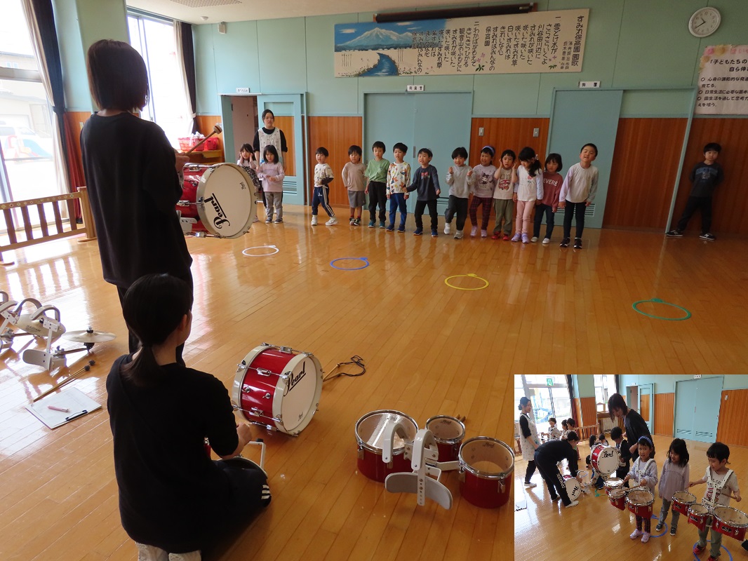 5月7日（水） 年長組 鼓笛活動