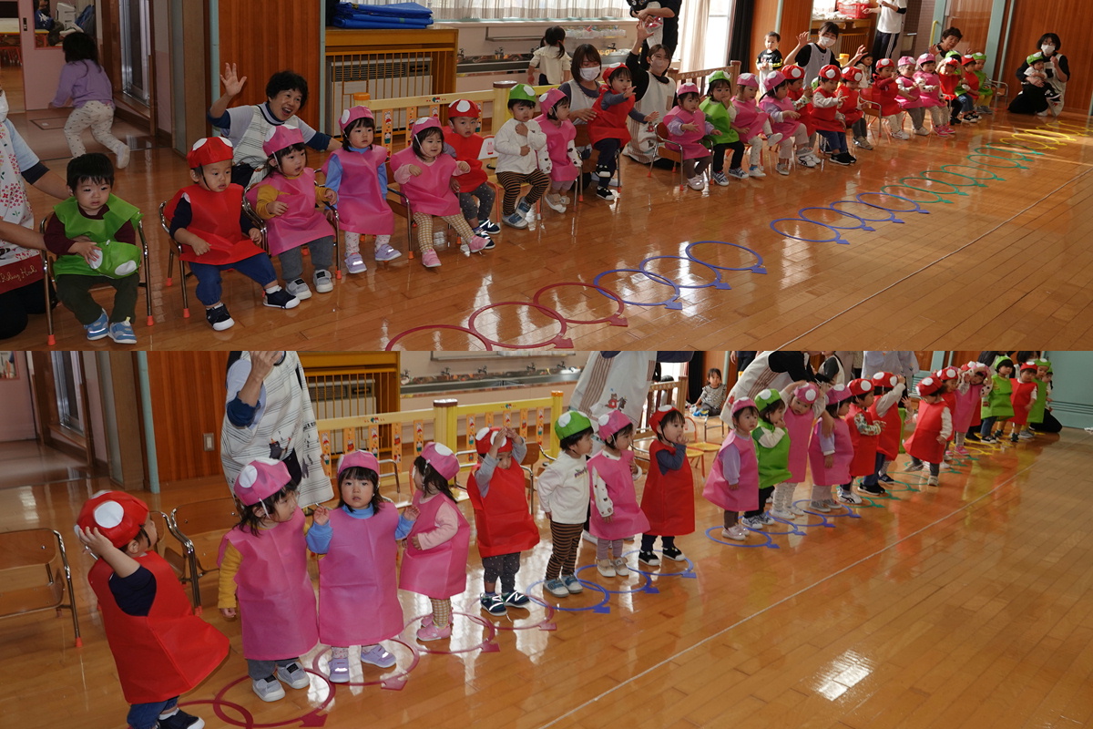 11月11日（月）ばらぐみのお遊戯会練習