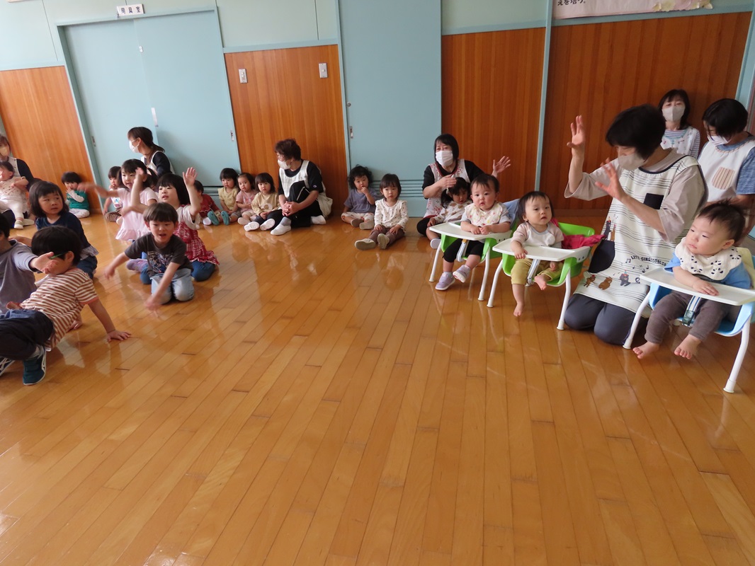 ばら・つぼみ組も参加しました