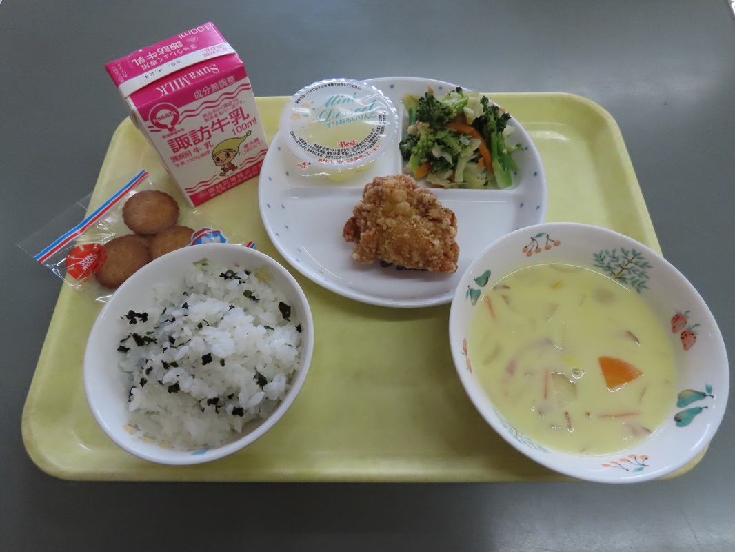 4月18日（金） 誕生会　特別献立