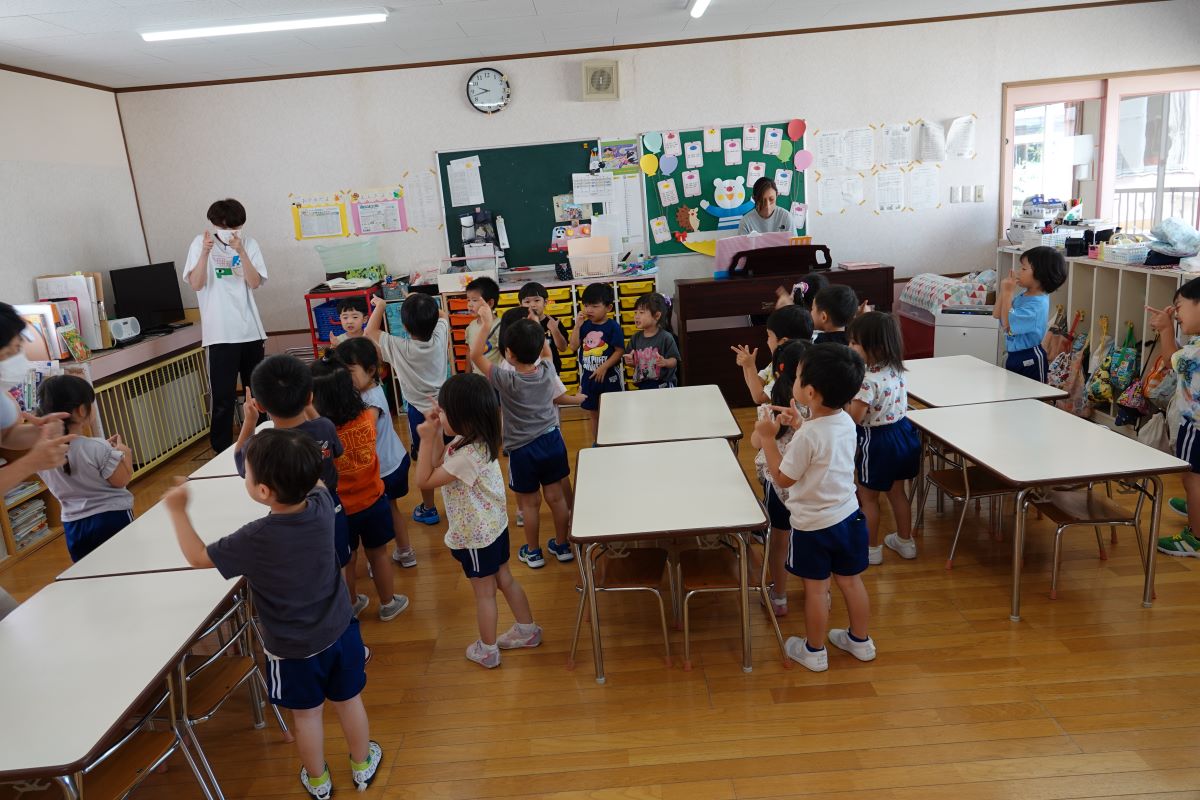 8月4日（金）さくらぐみの朝の会