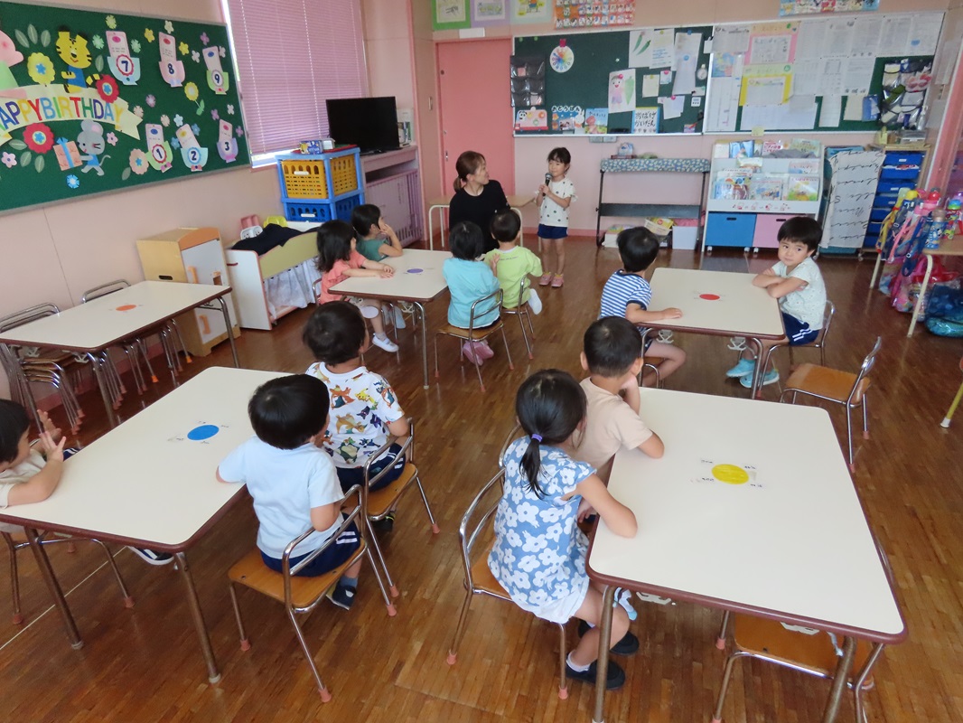 ８月１６日（金） つくし組 お休みの思い出発表会