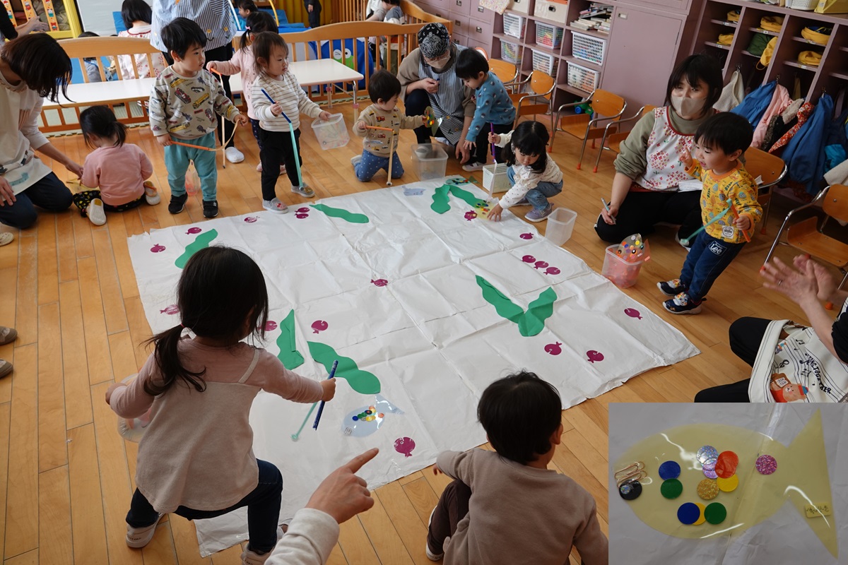 2月19日（月）ばらぐみの「さかなつり」