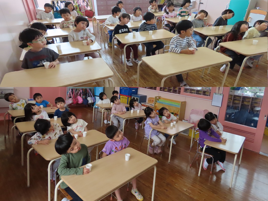 5月26日（月） 年中組 フッ化物洗口