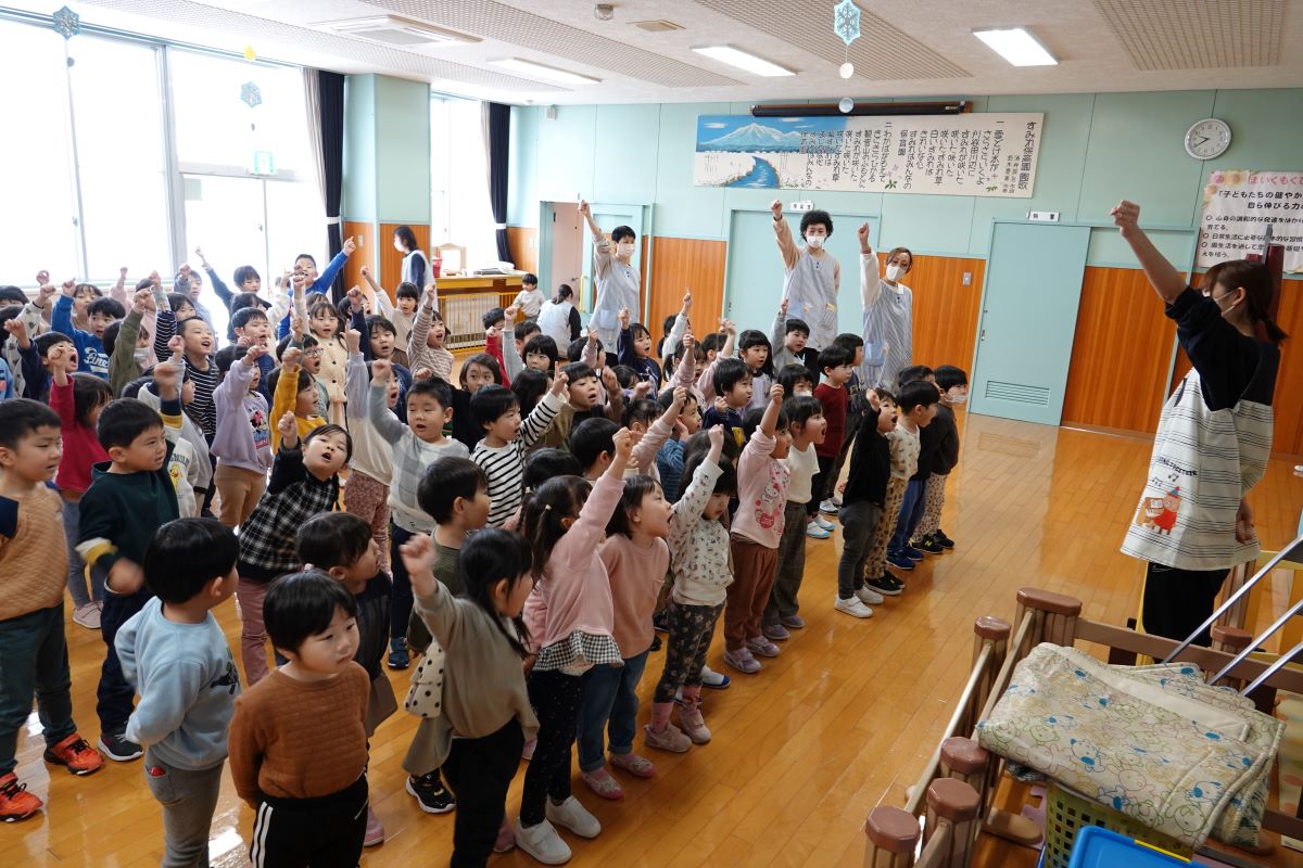 2月6日（火）以上児の合唱練習