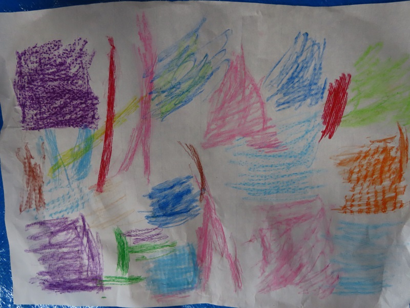 フロッタージュに挑戦